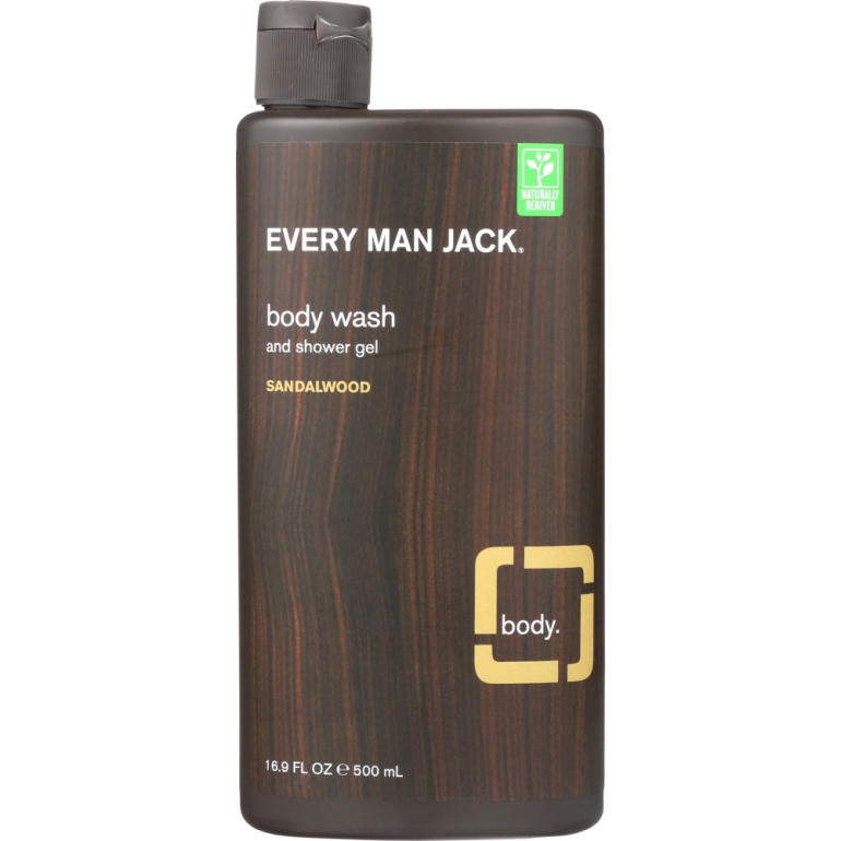 Body Wash & Shower Gel Sandalwood, 16.9 oz