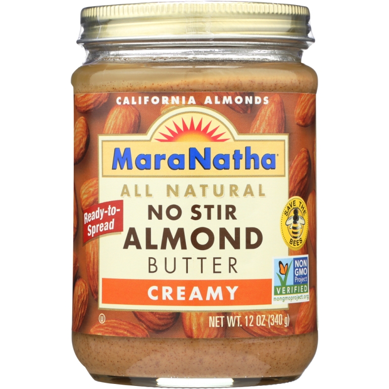 No Stir Almond Butter Creamy, 12 Oz