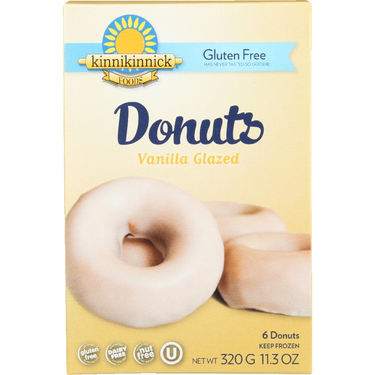 Gluten Free Vanilla Glazed Donuts, 11.3 oz