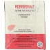 Peppermint Herbal Tea Caffeine Free 20 Tea Bags, 1.1 oz