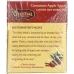 Cinnamon Apple Spice Herbal Tea Caffeine Free 20 Tea Bags, 1.7 oz