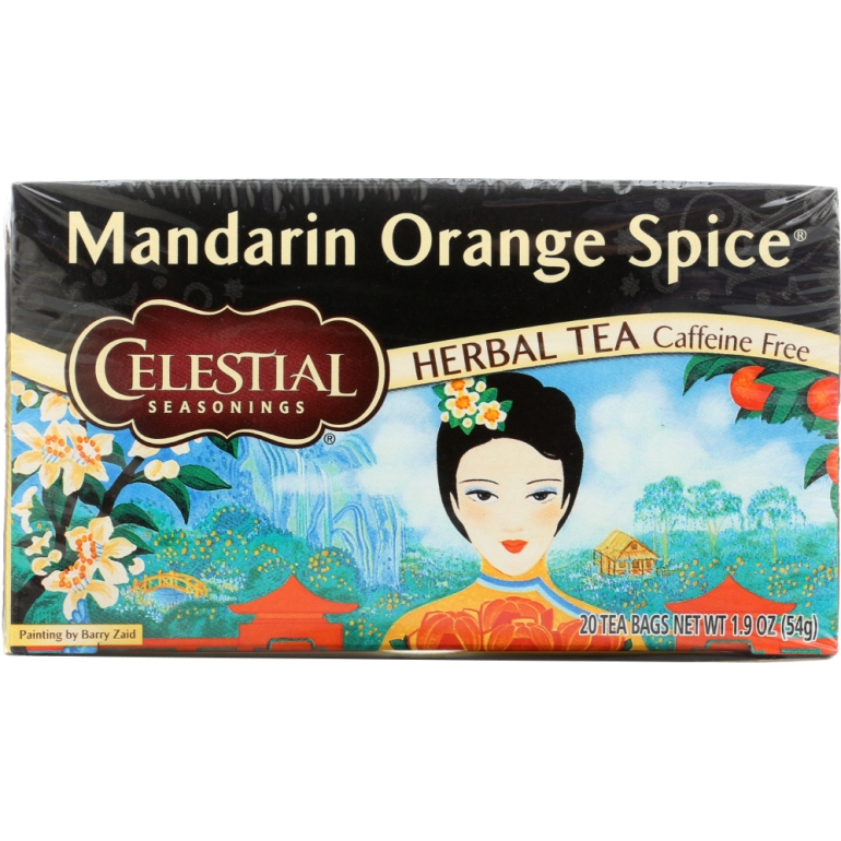 Mandarin Orange Spice Herbal Tea Caffeine Free, 20 bg