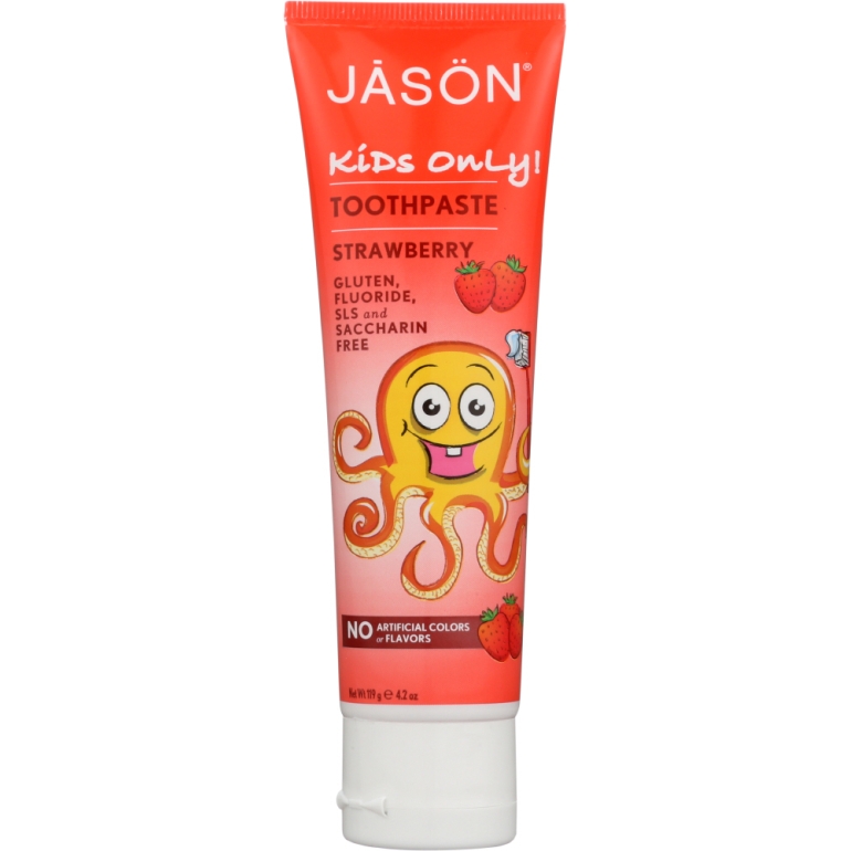 Kids Only! Natural Toothpaste Strawberry, 4.2 oz