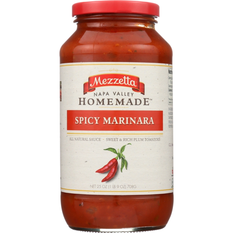 Napa Valley Bistro Spicy Marinara Sauce, 25 oz