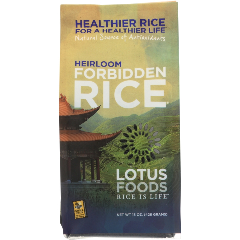 Heirloom Forbidden Black Rice, 15 oz