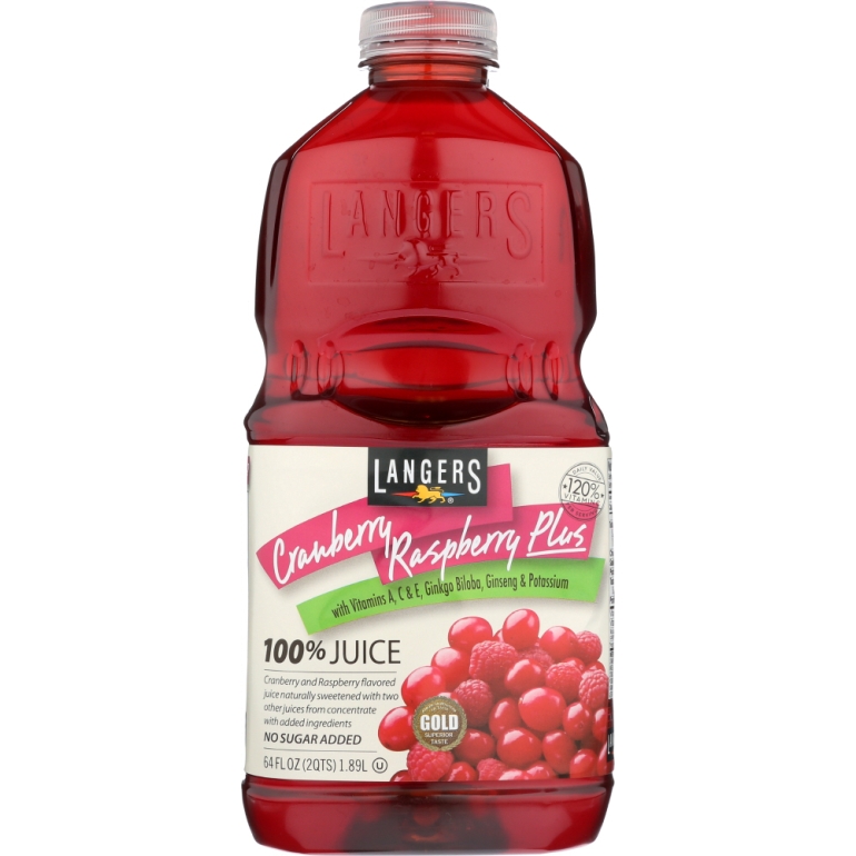 100% Juice Cranberry Raspberry, 64 oz