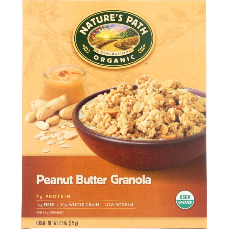 Organic Peanut Butter Granola Cereal, 11.5 oz