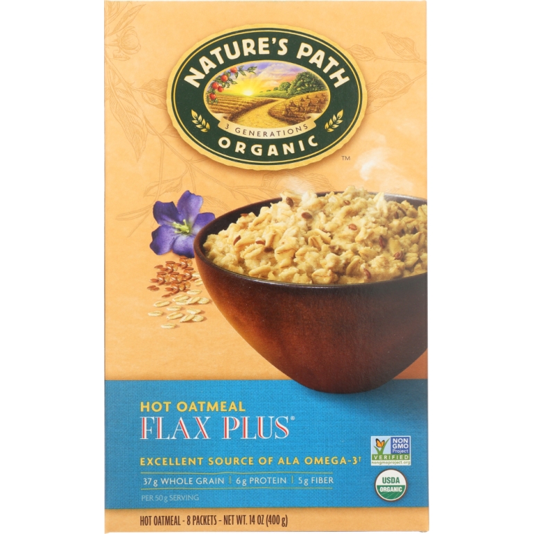 Flax Plus Oatmeal, 14 oz