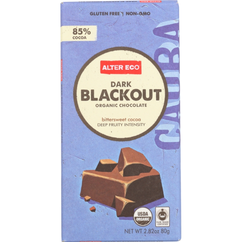 Organic Chocolate Dark Blackout, 2.82 oz