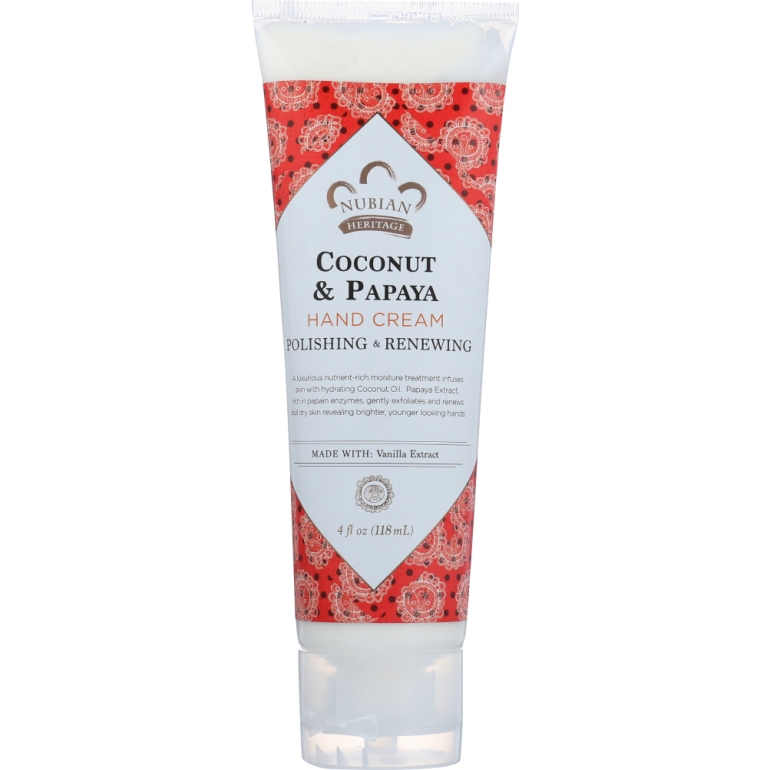 Hand Cream Coconut Papaya, 4 oz