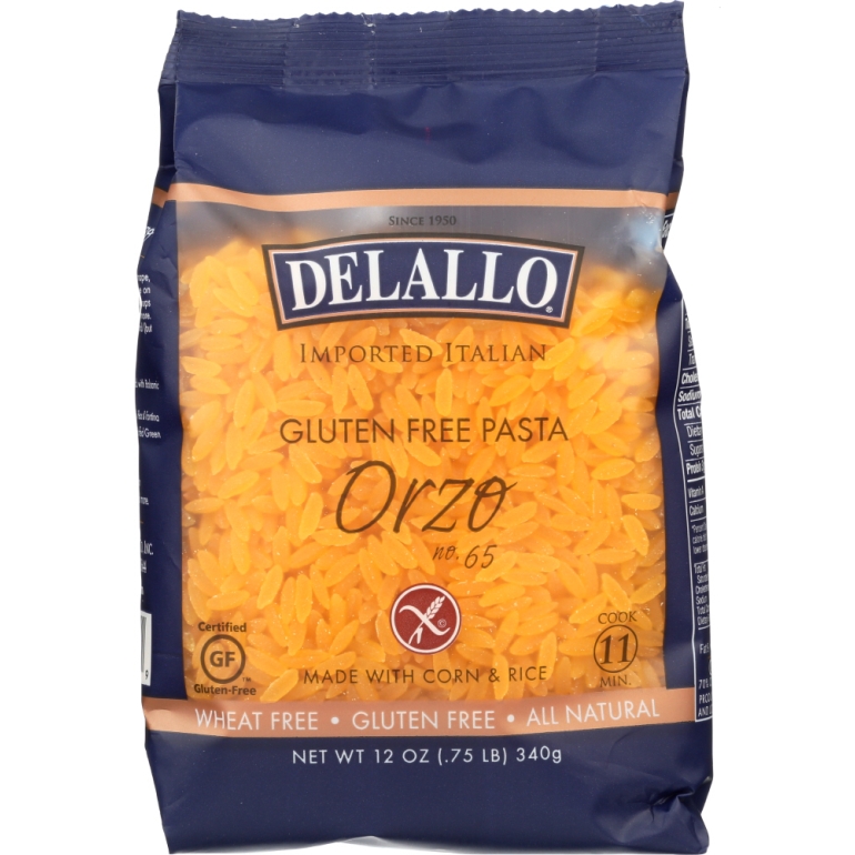 Gluten Free Corn & Rice Pasta Orzo No. 65, 12 oz