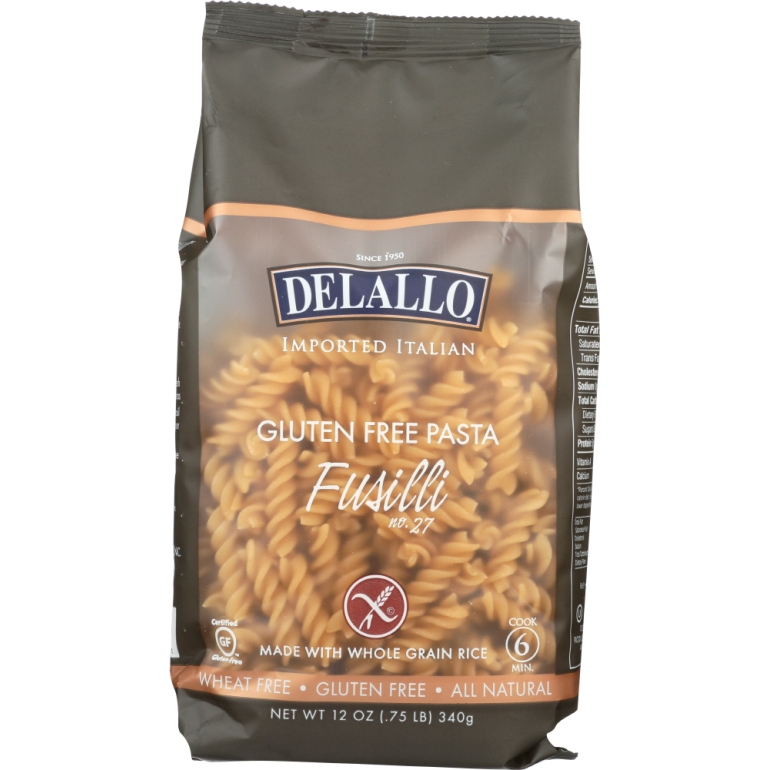 Gluten Free Fusilli, 12 oz