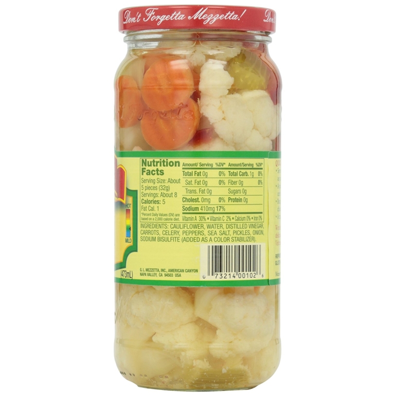 Italian Mix Giardiniera, 16 oz