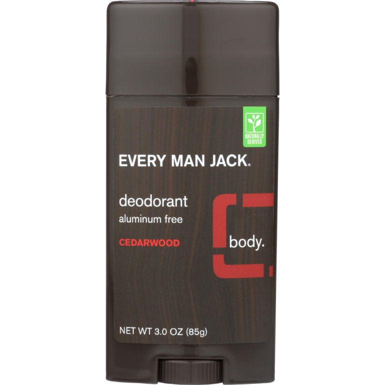 Deodorant Stick Aluminum Free Cedarwood, 3 oz