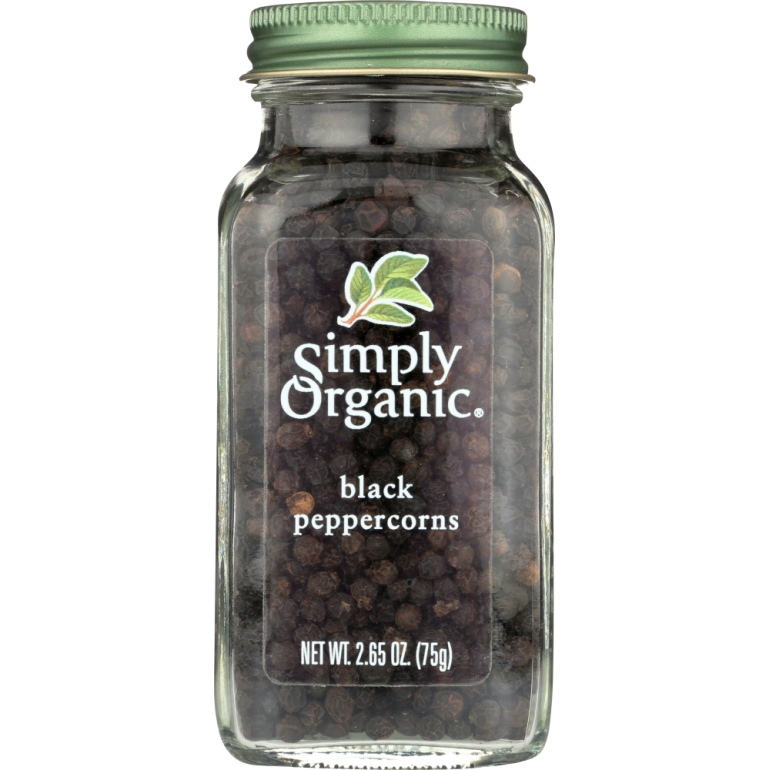 Black Whole Peppercorns, 2.65 Oz