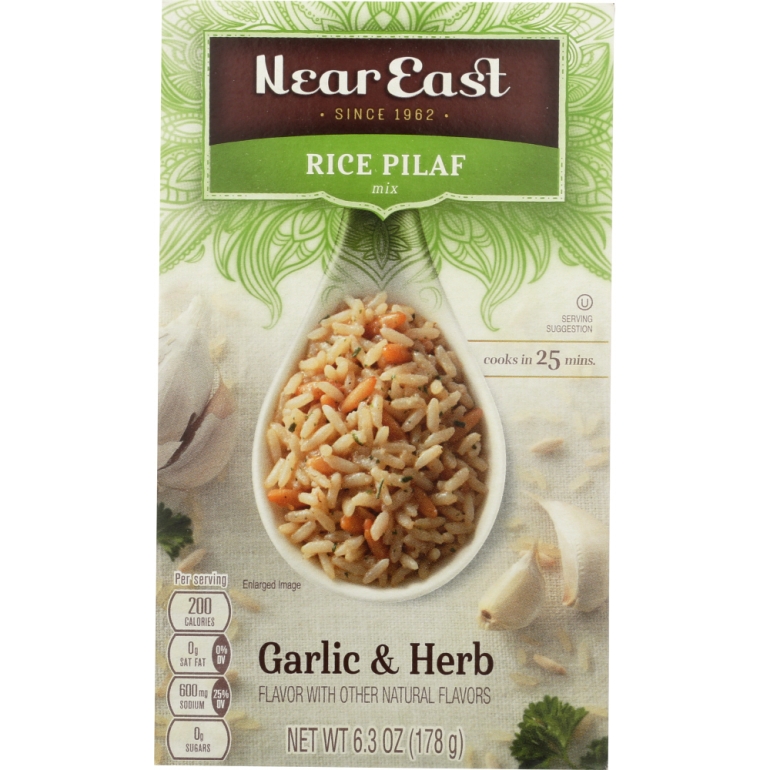 Rice Pilaf Mix Garlic and Herb, 6.3 Oz