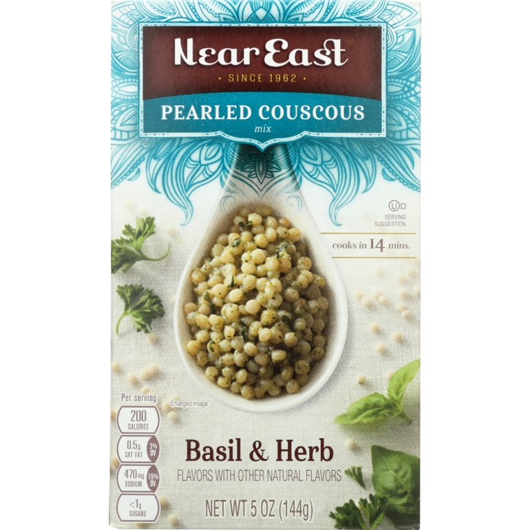 Pearled Couscous Mix Basil and Herb, 5 Oz