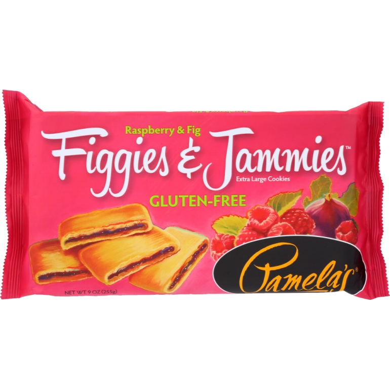 Gluten Free Figgies & Jammies Raspberry And Fig Extra Large Cookies, 9 oz
