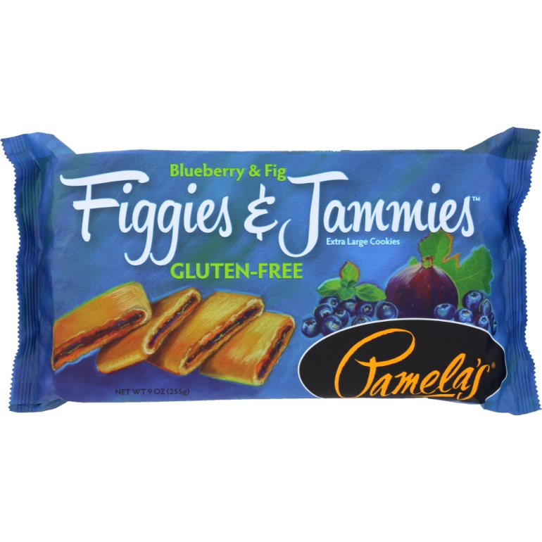 Gluten-Free Figgies & Jammies Extra Large Cookies Blueberry & Fig, 9 oz