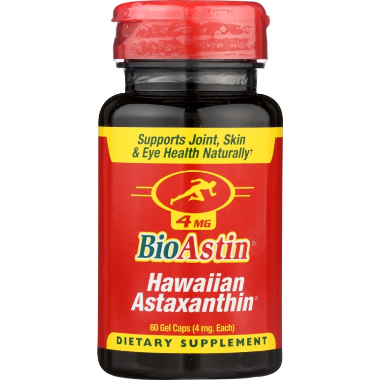 Hawaii BioAstin Hawaiian Astaxanthin 4 Mg, 60 Gel Caps