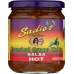 Salsa Hot Roasted Green Chile, 16 oz