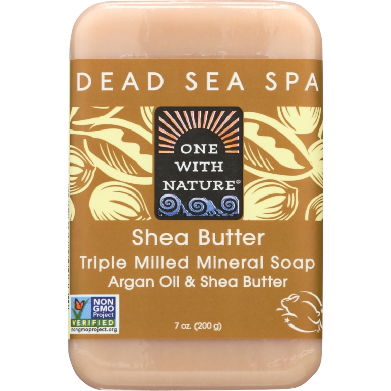 Shea Butter Triple Milled Mineral Soap Bar, 7 oz