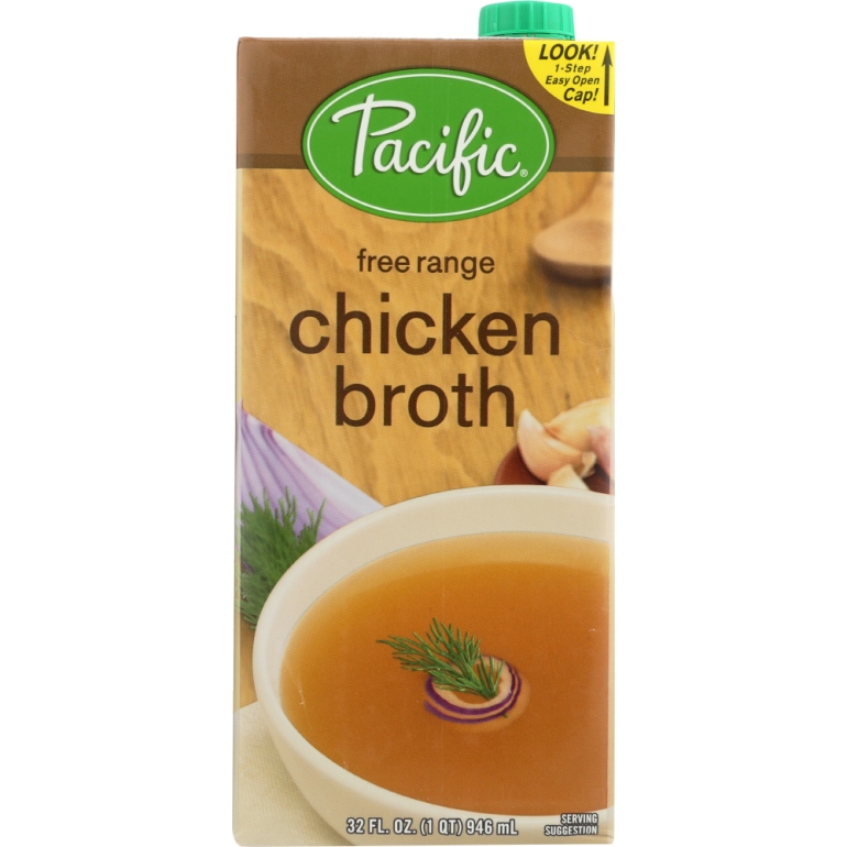 Chicken Broth Free Range, 32 oz