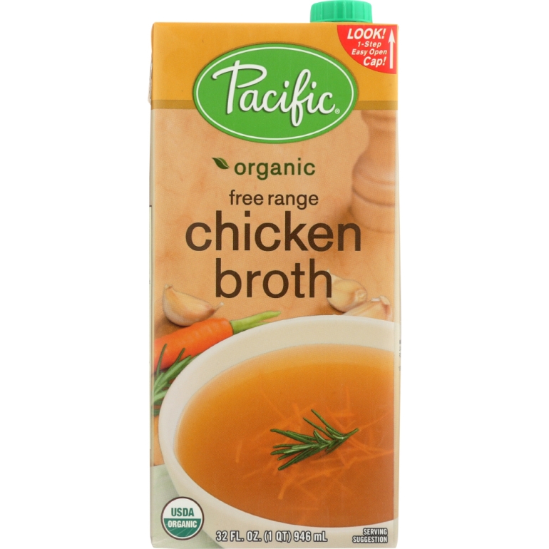 Organic Chicken Broth Free Range, 32 oz