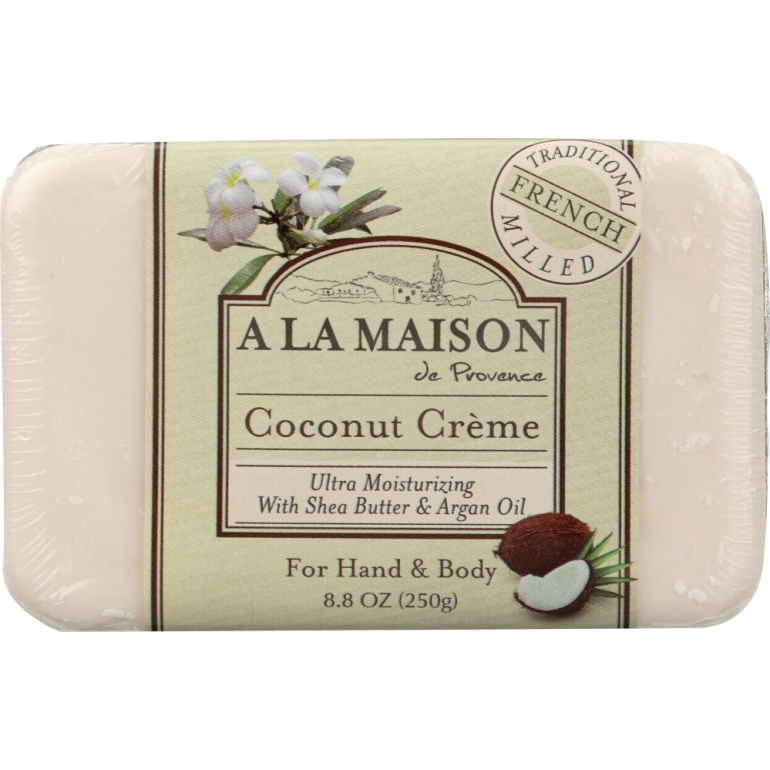 Hand & Body Bar Soap Coconut Cream, 8.8 oz