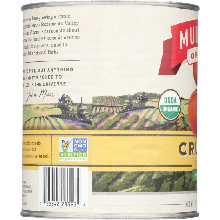 Organic Crushed Tomatoes With Basil, 28 oz