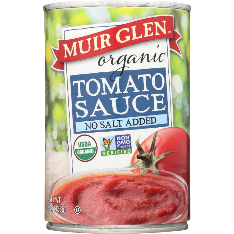 Organic Tomato Sauce No Salt Added, 15 oz