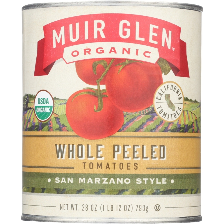 Organic Whole Peeled Tomatoes San Marzano Style, 28 oz