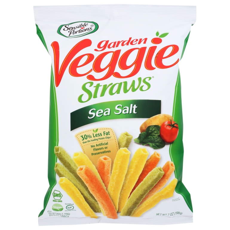 Garden Veggie Straws Sea Salt, 7 oz