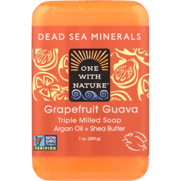 Dead Sea Minerals Soap Bar Grapefruit Guava, 7 oz