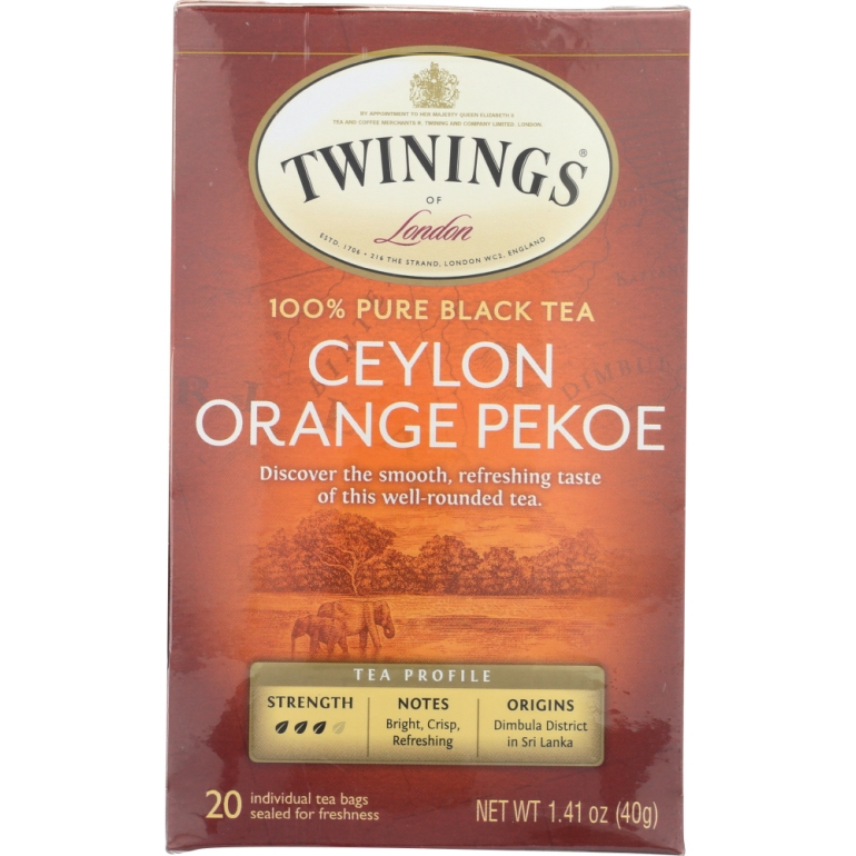 Origins, Ceylon Orange Pekoe Tea, 20 Tea Bags, 1.41 oz