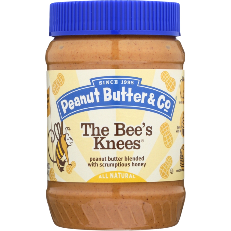 The Bee's Knees Peanut Butter Blended with Scrumptious Honey, 16 oz