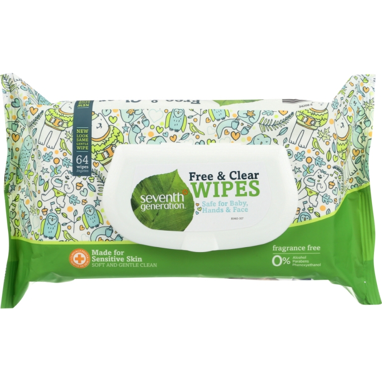 Wipe Baby Refill, 64 PC