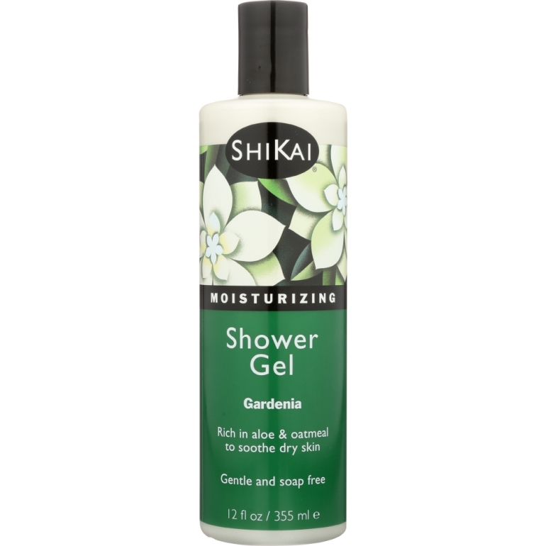 All Natural Moisturizing Shower Gel Gardenia, 12 oz