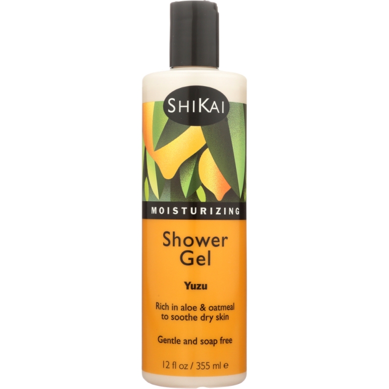 All Natural Moisturizing Shower Gel Yuzu, 12 oz