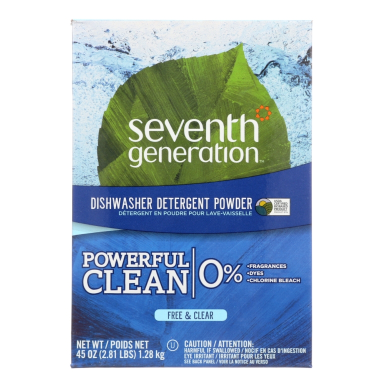 Natural Dishwasher Detergent Free and Clear, 45 oz