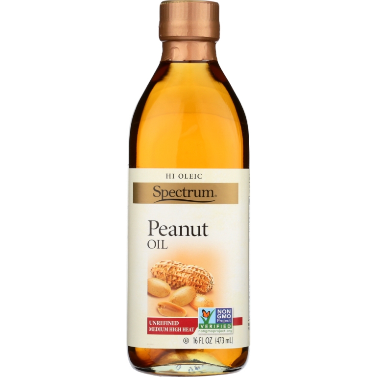 Peanut Oil Unrefined, 16 fo