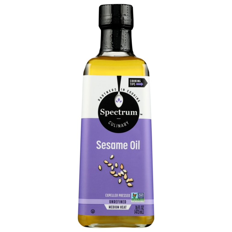 Sesame Oil Unrefined, 16 oz