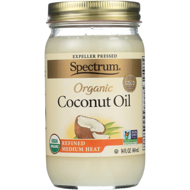 Organic Refined Coconut Oil, 14 oz
