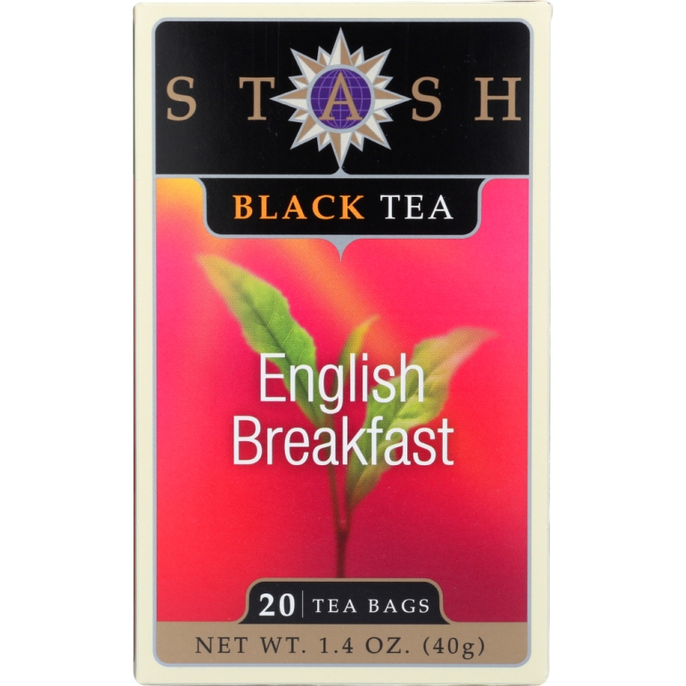 Premium Black Tea English Breakfast 20 Tea Bags, 1.4 oz