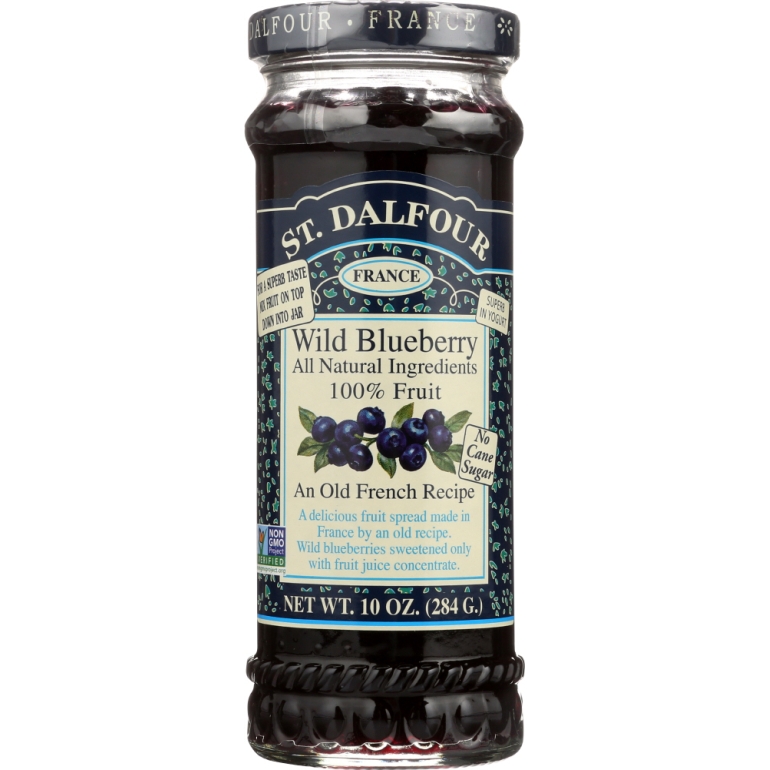 All Natural Fruit Spread Wild Blueberry, 10 oz