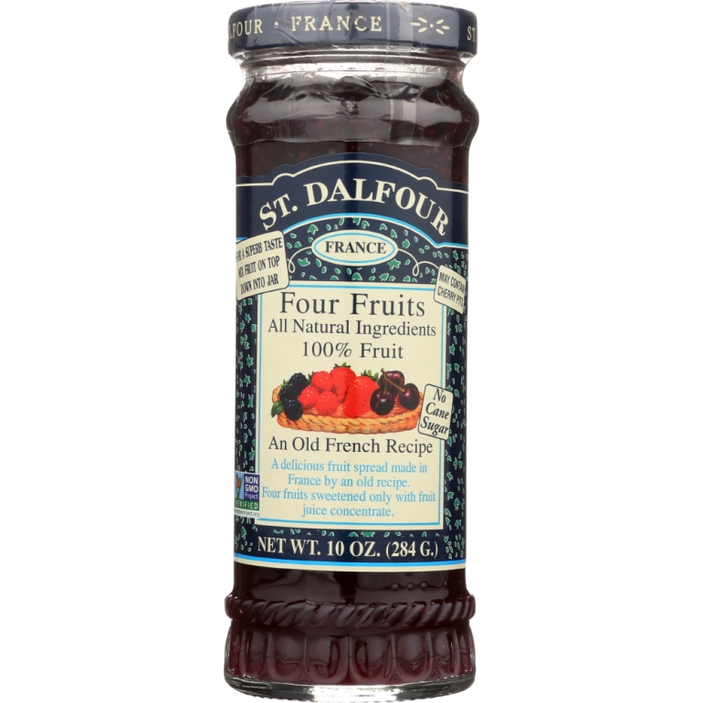 All Natural Fruit Spread Four Fruits, 10 oz