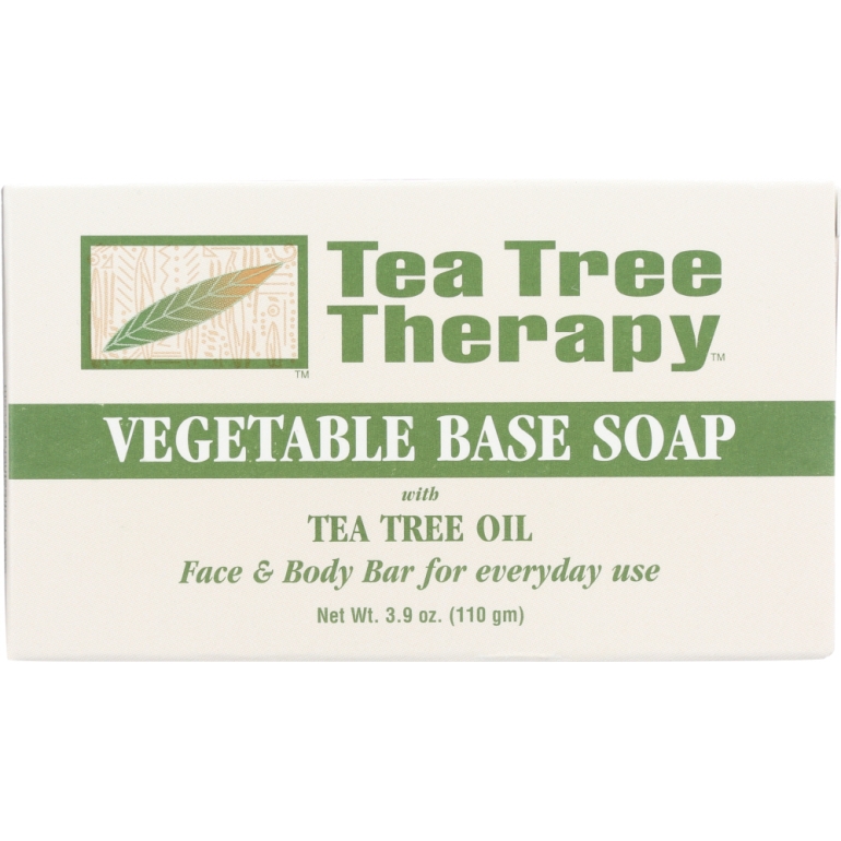 Vegetable Base Soap with Tea Tree Oil, 3.9 oz