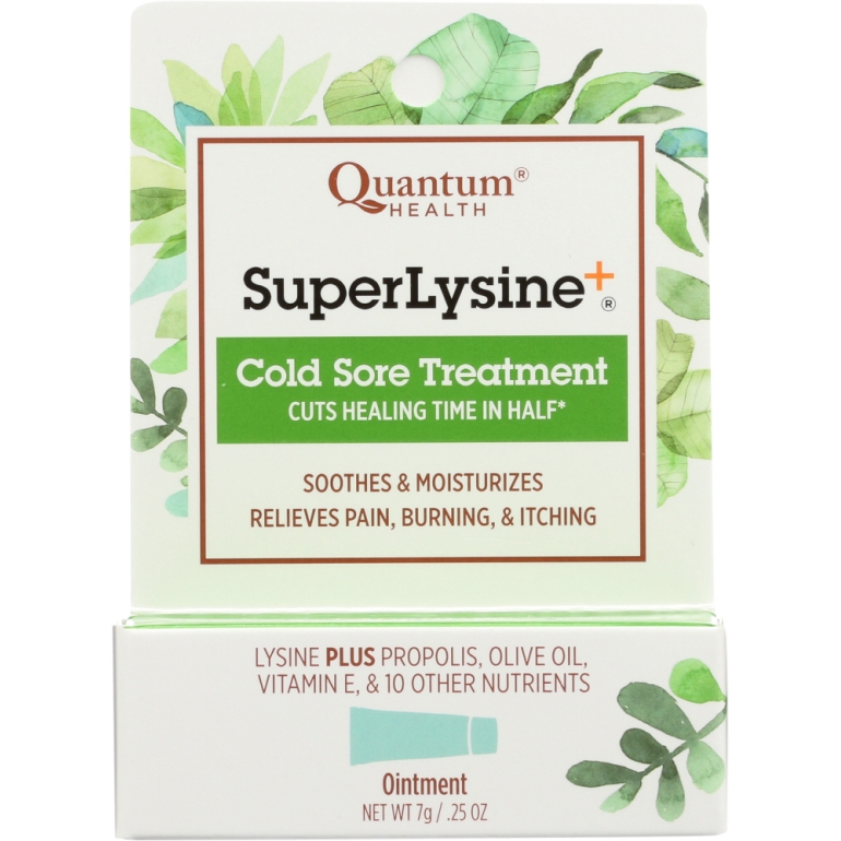 Super Lysine + Cold Sore Treatment, 0.25 oz