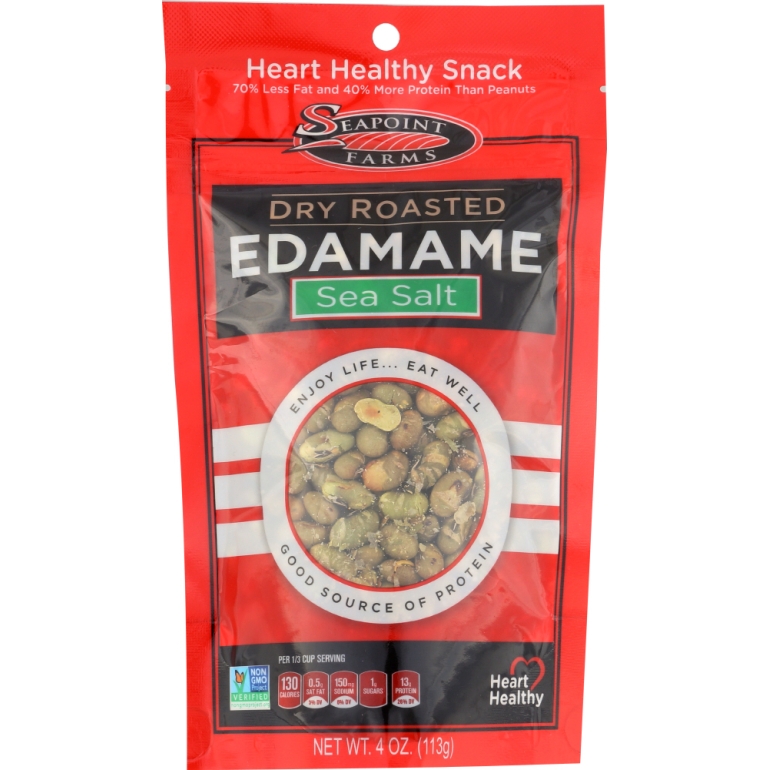 Edamame Dry Roasted Sea Salt, 4 oz