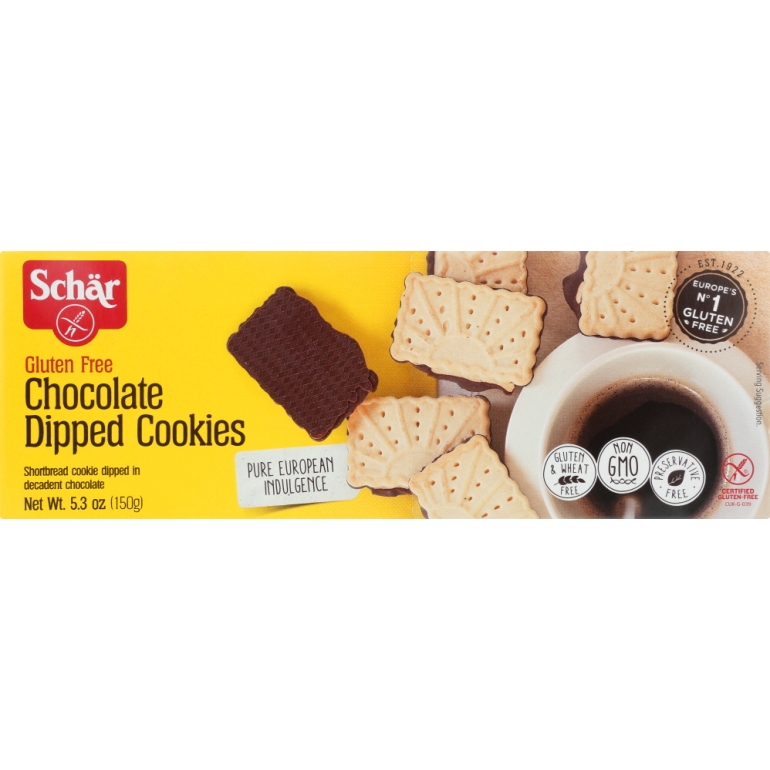 Cookies Gluten Free Chocolate Dipped, 5.3 oz